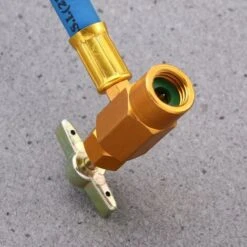 R134A Air Conditioning Refrigerant Charge Hose With Pressure Gauge For Car (1/2 Thread For America And Europe) -Heating Equipment 72508597 3