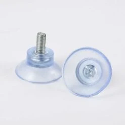 4Pcs Rubber Suction Cup Replacements For Glass Table Wall Top With 8mm Screw Transparent, Strong And Durable -Heating Equipment 72598854 3