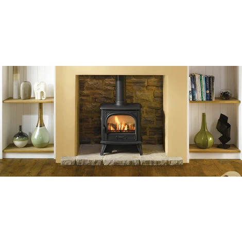 Dovre 280 Gas Stove, Matt Black, Conventional Flue, Natural Gas 4 Dovre 280 Gas Stove, Matt Black, Conventional Flue, Natural Gas - Image 2