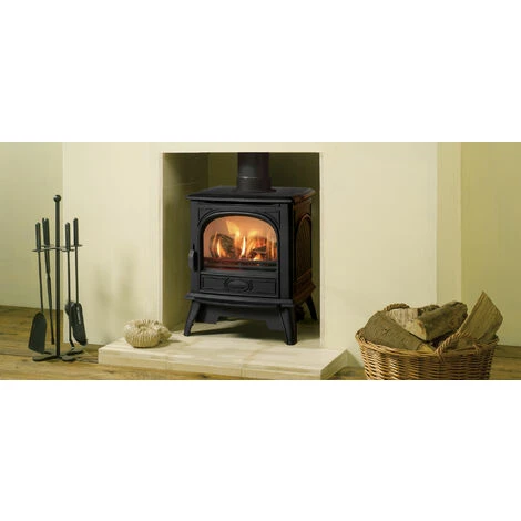 Dovre 280 Gas Stove, Matt Black, Conventional Flue, Natural Gas 5 Dovre 280 Gas Stove, Matt Black, Conventional Flue, Natural Gas - Image 3