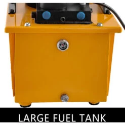 VEVOR Electric Driven Hydraulic Pump 750W Manual Valve 10152 PSI, Electric Driven Hydraulic Pump Double Acting High Rotating Speed 8L Oil Storing -Heating Equipment 74437446 3