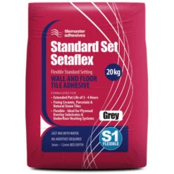 Tilemaster Setaflex Grey 20kg Standard Set Tile Adhesive