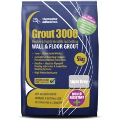 Tilemaster 3000 Light Grey 5kg Tile Grout