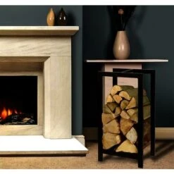 Idooka Rectangular Square Log Basket Storage Outdoor Indoor Fireplace Accessories Store - 8200400 -Heating Equipment 74803619 5