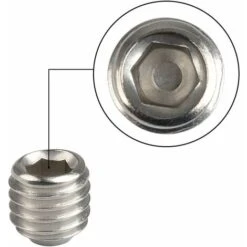 200Pcs Allen Screws Stainless Steel Hexagonal Grub Screws Set Metric Professional Metal Accessories M3 M4 M5 M6 M8 -Heating Equipment 74884485 3