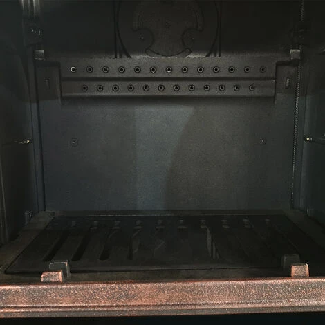 6KW Woodburning Stove Cast Iron Fireplace Log Burner Antique Bronze Defra Approved Eco Design 6 6KW Woodburning Stove Cast Iron Fireplace Log Burner Antique Bronze Defra Approved Eco Design - Image 4