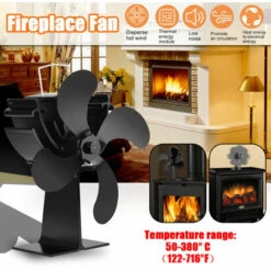 4 Blades Home Foyer Fan, Efficient Heat Distribution Fans A -Heating Equipment 75259522 3