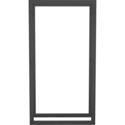 Firewood Rack Matt Black 50x28x94 Cm Steel VidaXL 10 Firewood Rack Matt Black 50x28x94 Cm Steel VidaXL -Heating Equipment 75262213 4