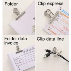 Clip Clips, 35 Pack Paper Clips, Metal Photo Clip, Office Binder Clips, For Pictures Pictures, Home Kitchen, Office Supplies (Silver) -Heating Equipment 75322742 3