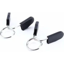 2 Pieces Spring Clamp Collars Locking Gym Barbell Clamp Quick Release Clips For Weight Lifting Exercises