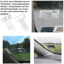 Set Of 4 Parking Ticket Holder Clips -Heating Equipment 75327873 3