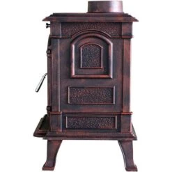 8KW Woodburning Stove Cast Iron Log Burner Fireplace Eco Design Dafra Approved Antique Bronze -Heating Equipment 76521524 3