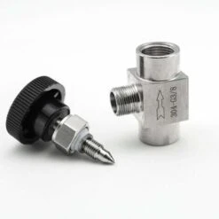 Valve 1/81/4 3/81/2 BSP NPT Stainless Steel Female SS 304 Tube Turn Off Adjustable Needle Valve For Water Gas Oil (Specification: 3/8, Thread Type: BSPP) -Heating Equipment 76798194 3