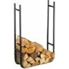 90 X 60 X 20 Cm Black Metal Indoor And Outdoor Fine Fireplace Wood Rack -Heating Equipment 76957128 1
