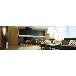 Design Lounge Medium Wall-Mounted Electric Fireplace - White - Designed In France - 2 Year Warranty -Heating Equipment 76957223 3