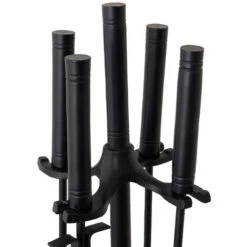 Redbud Fireside Companion Set Iron Tool Stand Aluminum Handles Square Base Black 10 Redbud Fireside Companion Set Iron Tool Stand Aluminum Handles Square Base Black -Heating Equipment 77515174 4