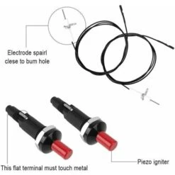 2 Pack Piezo Igniter Piezo Igniter Heat Resistant Gas Grill Piezo Igniter Igniter Electrode Ignition Spark With Push Button Piezo Spark Igniter -Heating Equipment 77556314 4