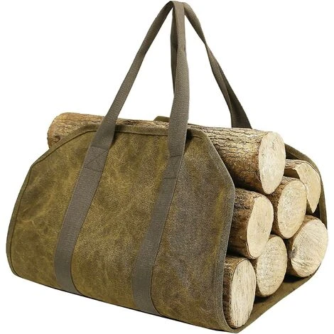 Large Canvas Firewood Carrier Bag Firewood Carrier Bag For Indoor Outdoor Use Storage Bag With Handles 3 Large Canvas Firewood Carrier Bag Firewood Carrier Bag For Indoor Outdoor Use Storage Bag With Handles