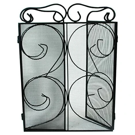 Simpa Fireplace Tools Protective Fire Guard Screens - Style Chequers 82cm (W) 4 Simpa Fireplace Tools Protective Fire Guard Screens - Style Chequers 82cm (W) - Image 2