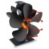 Stove Fan 5 Heat-powered Fuel-efficient Blades -Heating Equipment 84679929 1