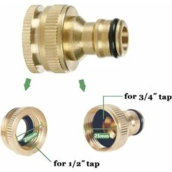 Pack Pure Copper Garden Hose Connector, Water Hose Connector 10 Pack Pure Copper Garden Hose Connector, Water Hose Connector -Heating Equipment 85810666 4