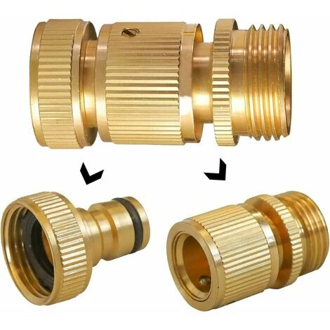 Pack Pure Copper Garden Hose Connector, Water Hose Connector 7 Pack Pure Copper Garden Hose Connector, Water Hose Connector - Image 5