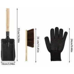 Charcoal Shovel And Stove Brush Set, Chimney Shovel And Brush, Stove Tidy Set -Heating Equipment 85883075 5