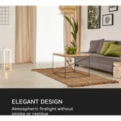 Blumfeldt Fiamme Cilindro Ethanol Lantern 2-set Stainless Steel Burner 0.3 Litre 4 H Burning Time -Heating Equipment 86049601 3