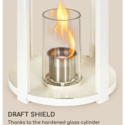 Blumfeldt Fiamme Cilindro Ethanol Lantern 2-set Stainless Steel Burner 0.3 Litre 4 H Burning Time -Heating Equipment 86049601 4