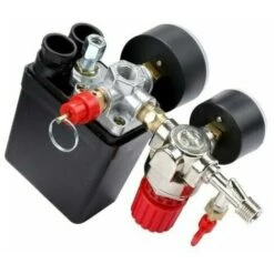 Multi-hole Pressure Regulator Assembly Pressure Switch Accessories (metal Gauge + Three-hole Pressure Regulator Assembly) Suitable For Tool Room -Heating Equipment 86199452 3