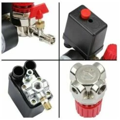 Multi-hole Pressure Regulator Assembly Pressure Switch Accessories (metal Gauge + Three-hole Pressure Regulator Assembly) Suitable For Tool Room -Heating Equipment 86199452 4