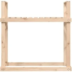 Firewood Rack 110x35x108.5 Cm Solid Wood Pine VidaXL -Heating Equipment 86430505 5