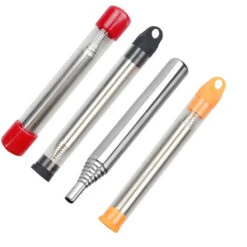 GDRHVFD Stainless Steel Collapsible Campfire Tool Fire Blower Pipe Blowpipe Pocket Bellow Retractable Tube For Picnic Camping Hiking Outdoor Building Fire Tools - Orange -Heating Equipment 88103042 5