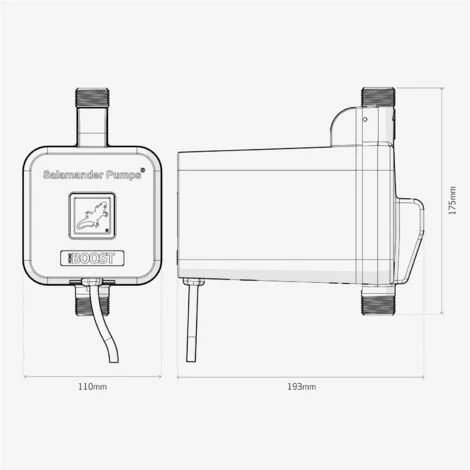 Salamander Homeboost 1.6 Bar Mains Booster Pump 5 Salamander Homeboost 1.6 Bar Mains Booster Pump - Image 3