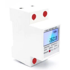 Single Phase Multi-function Rail Type Electric Energy Meter, LCD Backlight Display, 5-80A 220V 50Hz -Heating Equipment 88295324 4