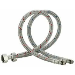 Flexible Connection Hose Stainless Steel Tap For Hot And Cold Water Single Handle Kitchen Sink Tap 60cm