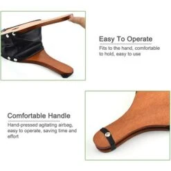 Fireplace Bellows, Vintage Wooden Fireplace And BBQ Air Blower, Fire Starter For Outdoor Camping, BBQ, Grill With Hanging Strap 11 Fireplace Bellows, Vintage Wooden Fireplace And BBQ Air Blower, Fire Starter For Outdoor Camping, BBQ, Grill With Hanging Strap -Heating Equipment 88295906 5