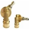 Brass Swivel Pressure Washer Nozzle Adapter, 1/4 Quick Disconnect, 240 Degree, 7 Adjustable Angles, 4500 PSI -Heating Equipment 88617575 1