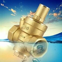 Mini Pressure Reducer, 3/4 Water Regulator, Pressure Reducing Valve, DN20 3/4 Adjustable Water Pressure Reducing Regulator Valve 1.6MPa -Heating Equipment 88618186 3