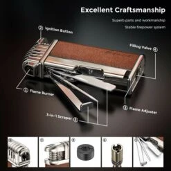 Butane Gas Tobacco Pipes Refill Lighter (Not Gas Included) -Heating Equipment 89795234 4