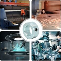 Set Of 4 Adjustment Rings 20 Mm - For Hand Truck, Hand Truck Wheel - MODOU -Heating Equipment 89806808 5