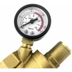 DN20 Brass Water Pressure Reducing Valve With Adjustable Pressure Reducing Valve Gauge -Heating Equipment 90049419 4