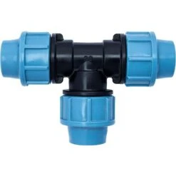 20 Mm X 20 Mm X 20 Mm Female MDPE PE Tee Water Adaptor Plastic Pipe Connector