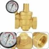 Brass Pressure Reducer DN25 Brass Water Pressure Reducer With Pressure Gauge