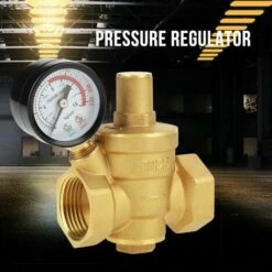 Brass Pressure Reducer DN25 Brass Water Pressure Reducer With Pressure Gauge -Heating Equipment 91181081 5