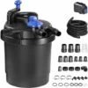 Pressure Pond Filter 2000 L / H - 11 Watt UV-C Filter - Incl. Pump -Heating Equipment 91261610 1