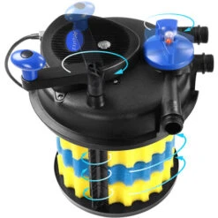 Pressure Pond Filter 2000 L / H - 11 Watt UV-C Filter - Incl. Pump -Heating Equipment 91261610 5