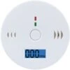 Carbon Monoxide Alarm Home Smoke Detector CO Blue Smoke Detection LCD Display Sound And Light Alarm -Heating Equipment 92185148 1
