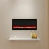 50 Inch 14 LED Colours Electric Wall Recessed Fireplace Mounted Free Standing Black -Heating Equipment 92400627 1
