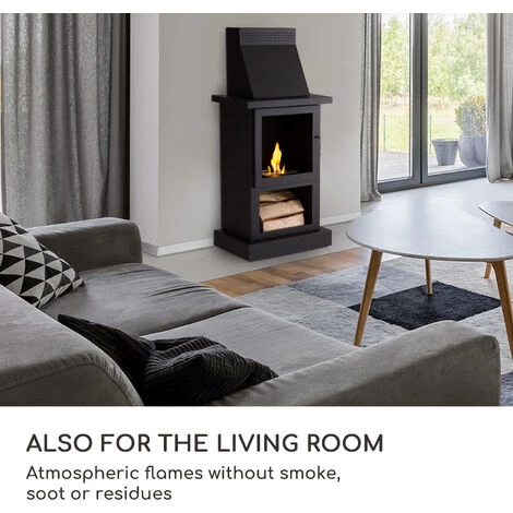 Blumfeldt Fiamme Camino Ethanol Fireplace Stainless Steel Burner 1.15 Litres 4 H Burning Time 6 Blumfeldt Fiamme Camino Ethanol Fireplace Stainless Steel Burner 1.15 Litres 4 H Burning Time - Image 4